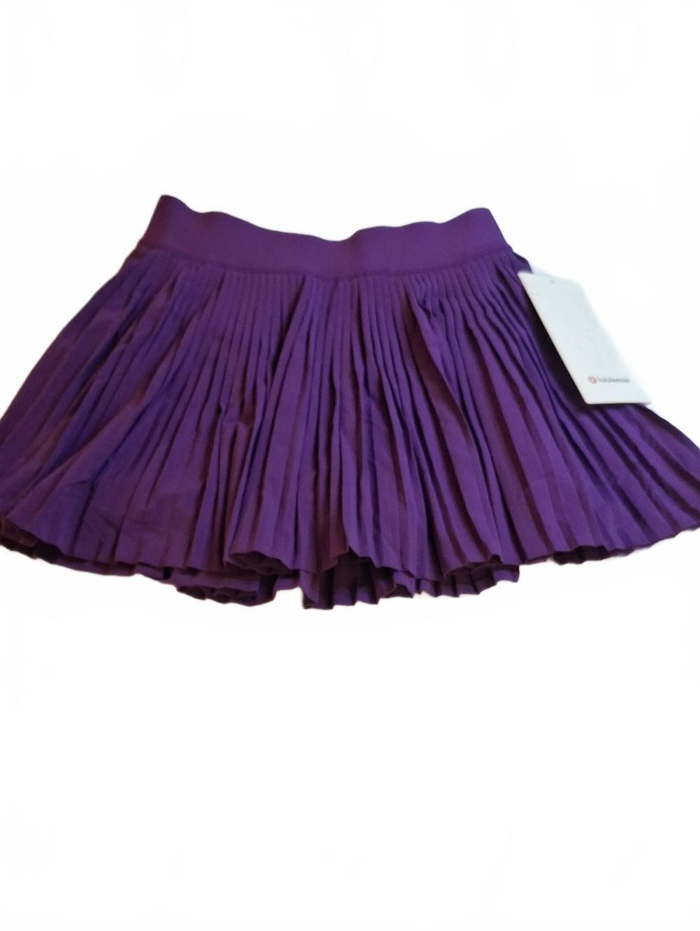 #191 NWT Lululemon Varsity HR Pleated Tennis Skirt Size 2
